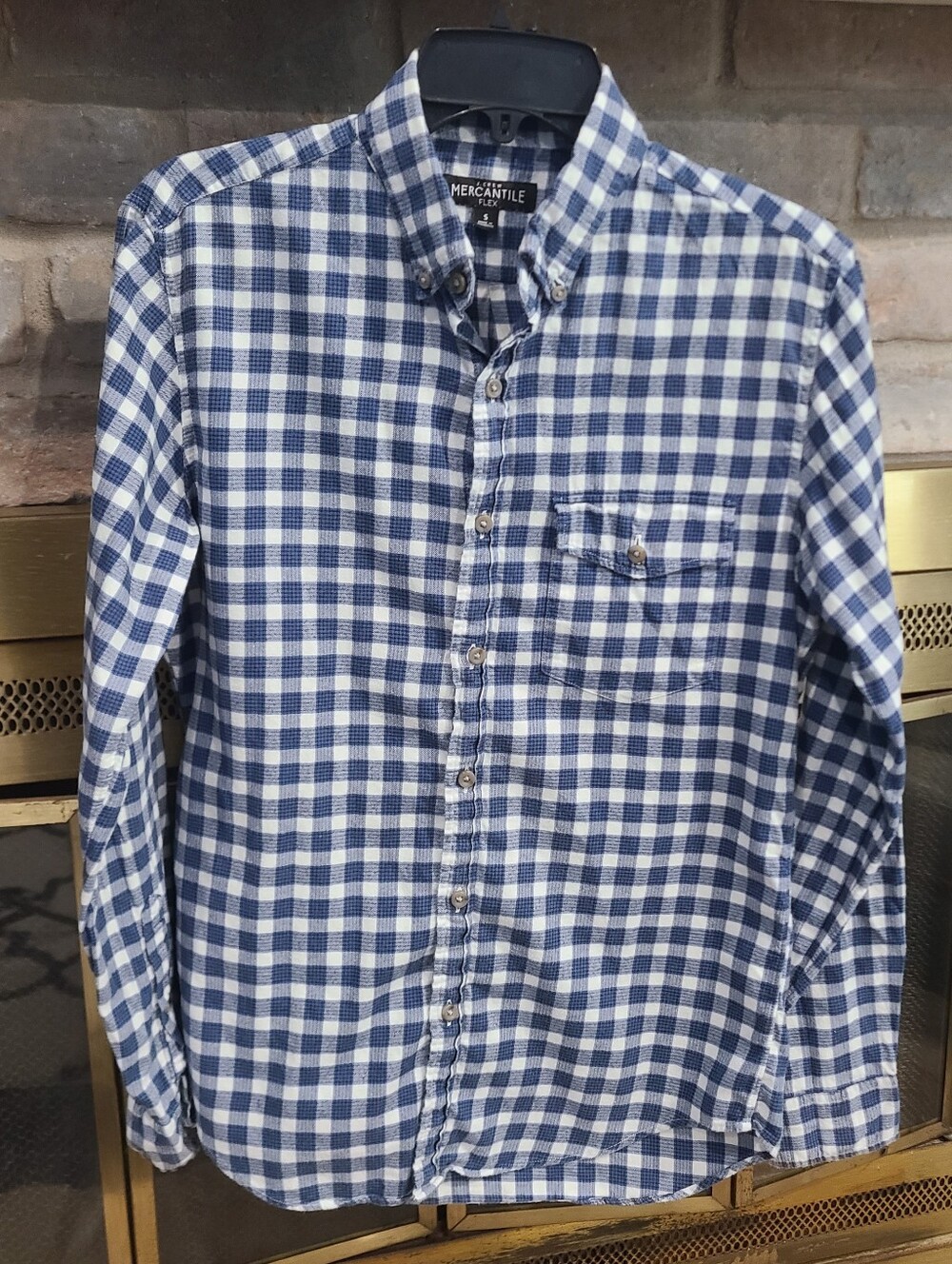 J.Crew Mens Mercantile "Flex" button-down casual shirt Small